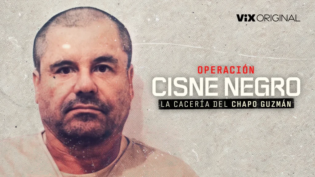 Fotograma oficial del documental con Enrique Peña Nieto o imágenes de archivo de la recaptura de El Chapo.