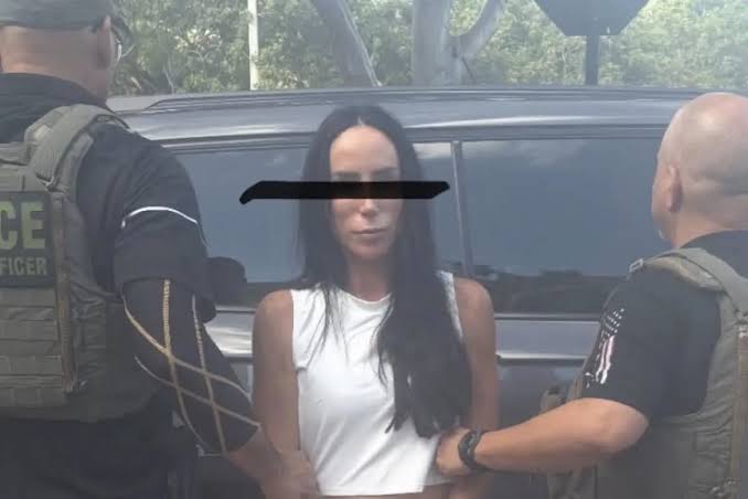 Fotografía de archivo de Inés Gómez Mont durante su etapa como conductora.